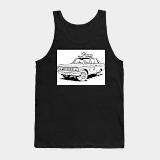 Classic 1960's Police Car Tank Top